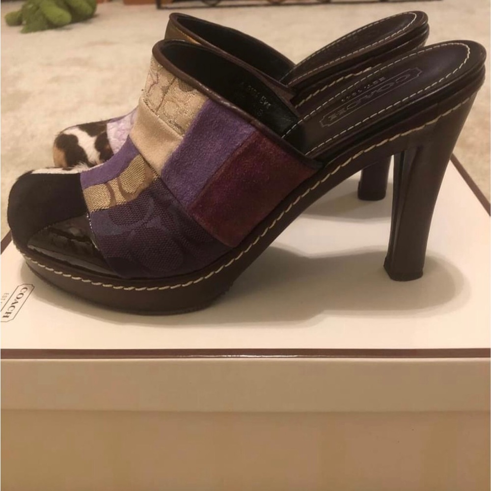 Coach Holiday Patchwork shoes